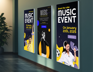 Frameless Elegance with Wall-Mounted SEG Fabric Displays