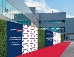 Sfondi "Step and Repeat" per Eventi
