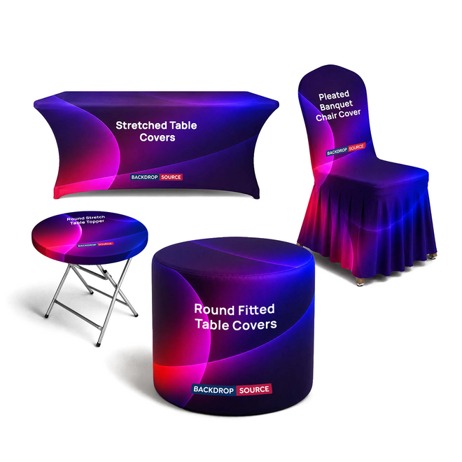 Custom Printed Table Covers & Tablecloths