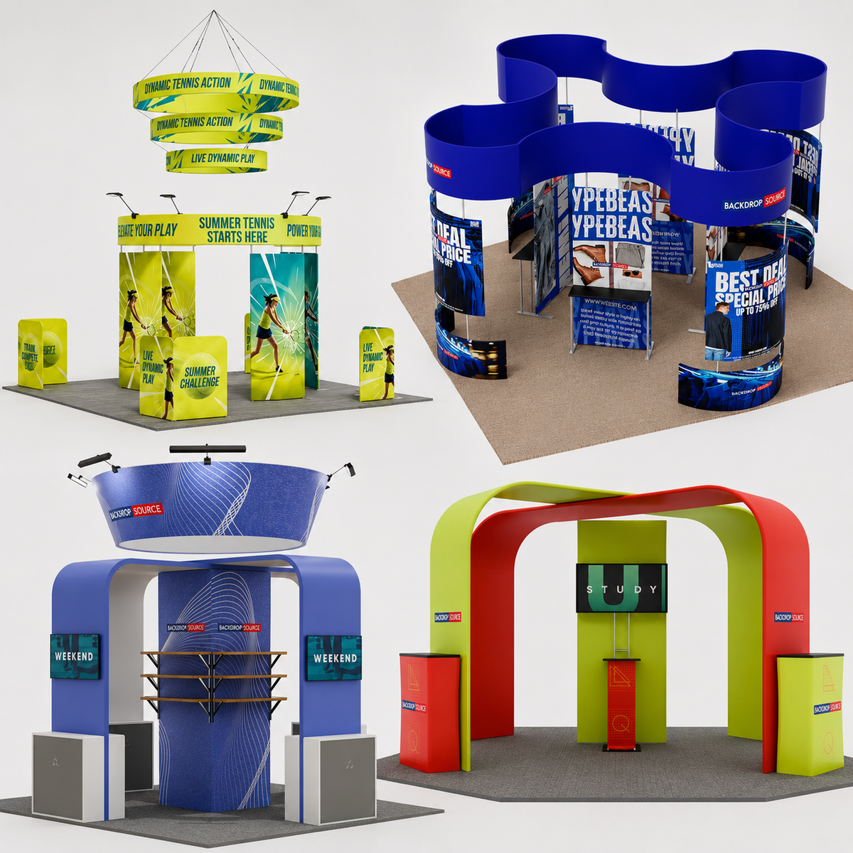 6m x 6m Exhibition Stand Kits