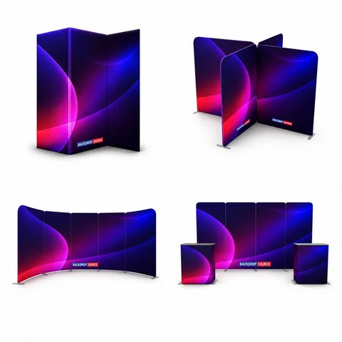 Espositori in tessuto magnetici e kit di supporti