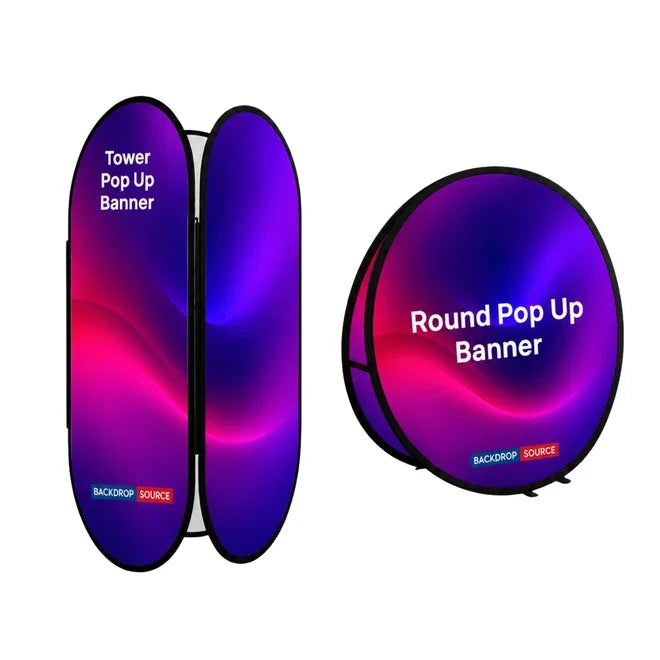 Espositori pop-up in tessuto