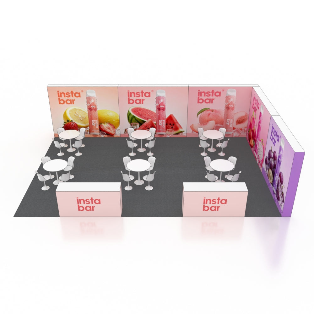 Modular Booth Kits 30ft x 20ft - Model 9