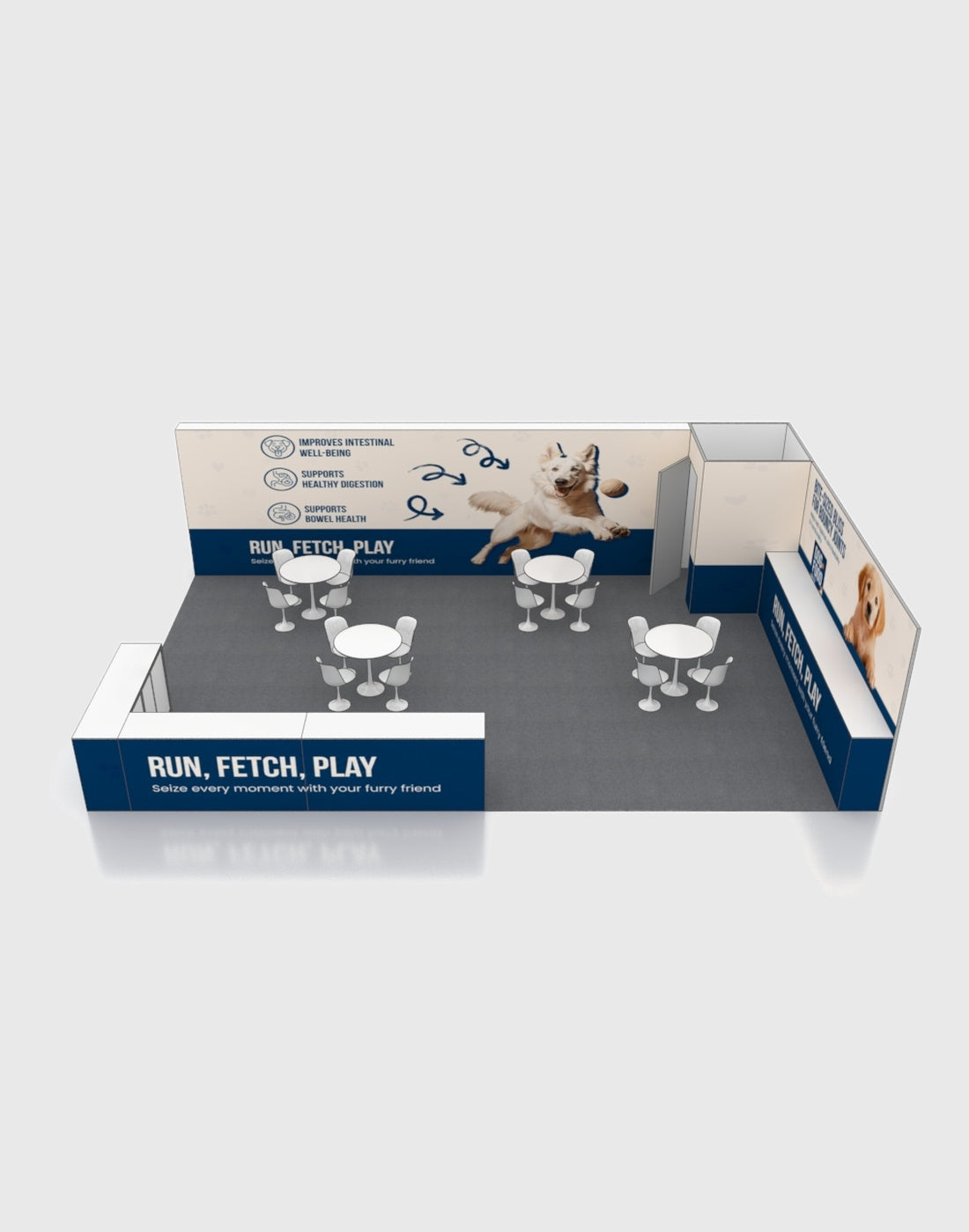 Modular Booth Kits 30ft x 20ft - Model 7