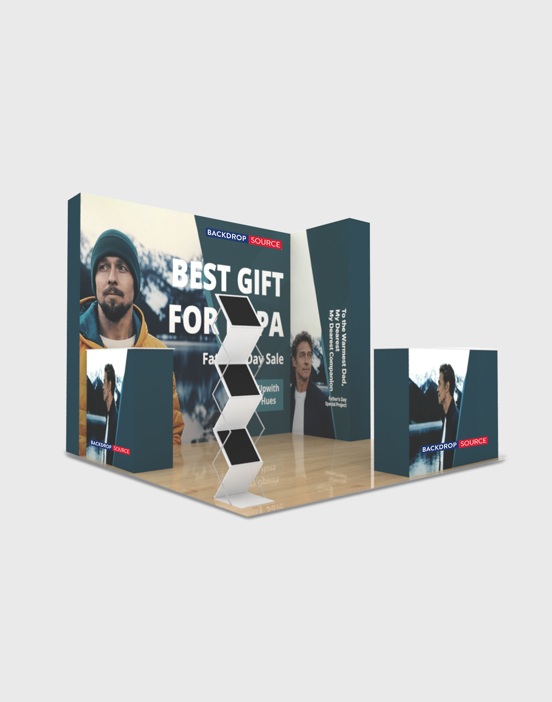 Display Espositivo Portatile 3m x 3m - Modello 42