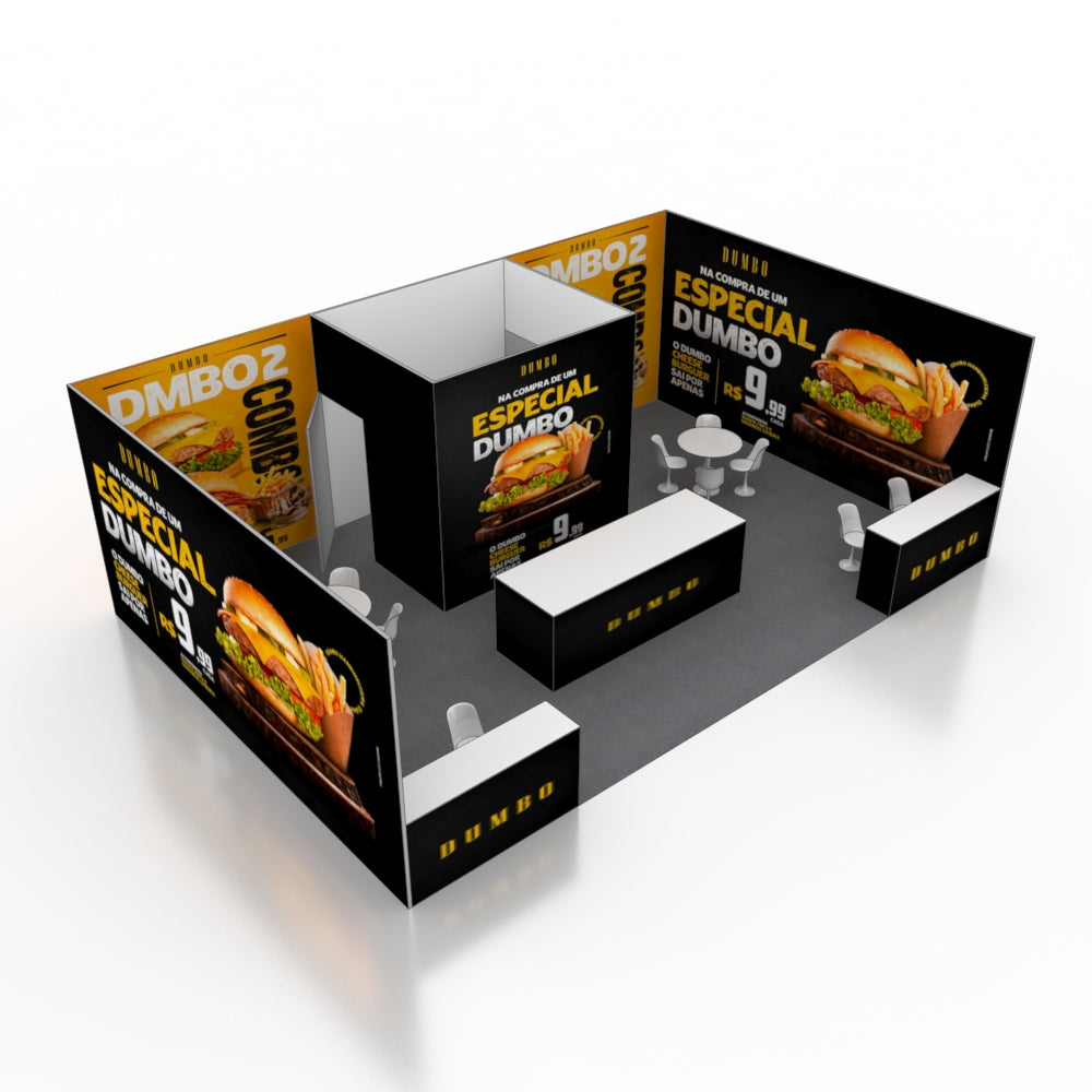 Modular Booth Kits 30ft x 20ft - Model 6