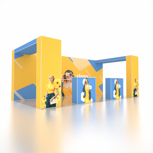 SEG Pro Popup Booth – Model 5 (6m x 3m)