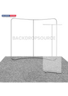 Kit stand 3m x 3m con parete posteriore e supporto per banner roll-up