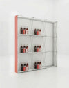 Portable Straight Pop-Up Wall with Shelves