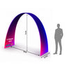 Arco de tela tensada en forma de C - 10 pies