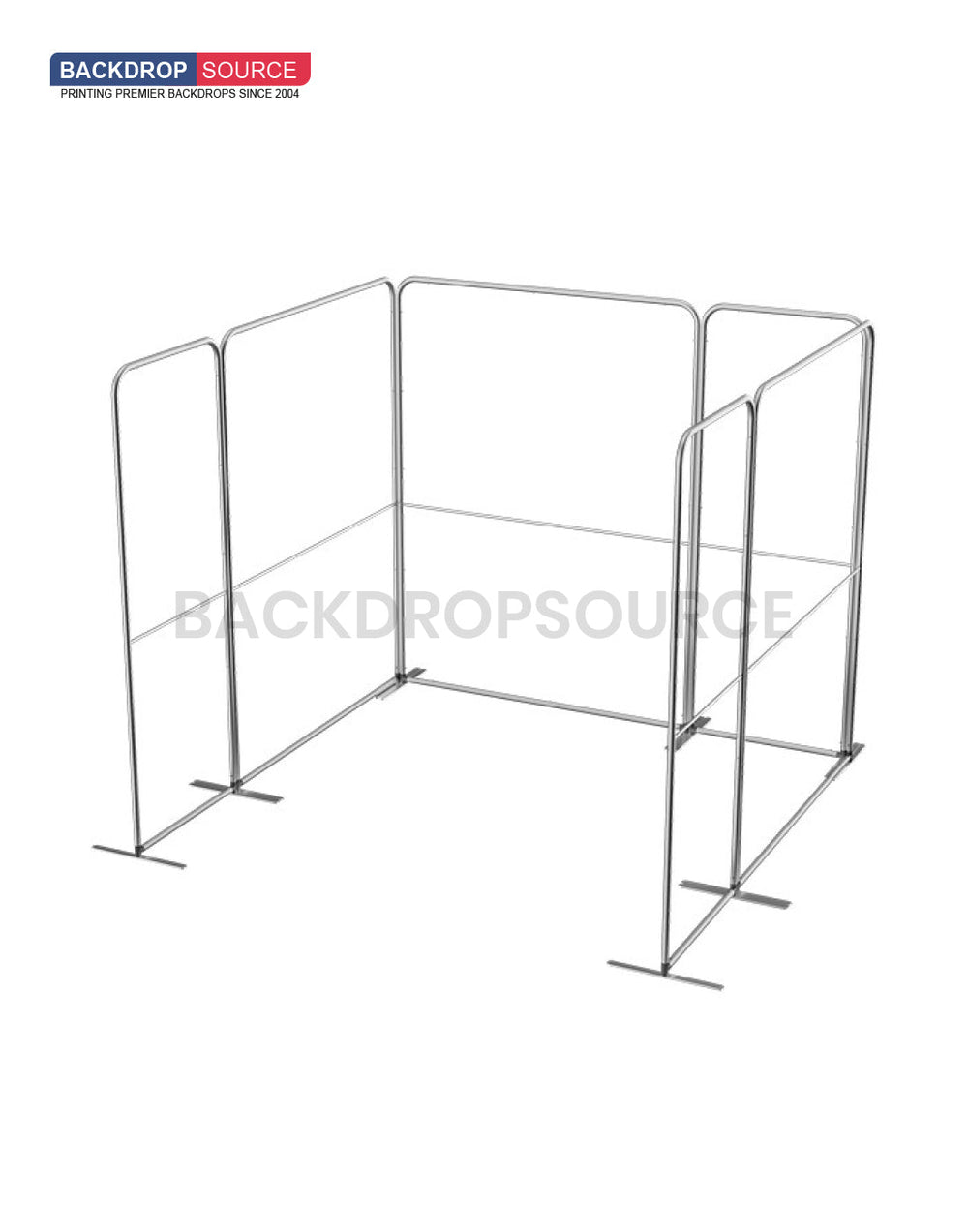 Espositore in Tessuto Magnetico - Modello 2 (3m x 3m)