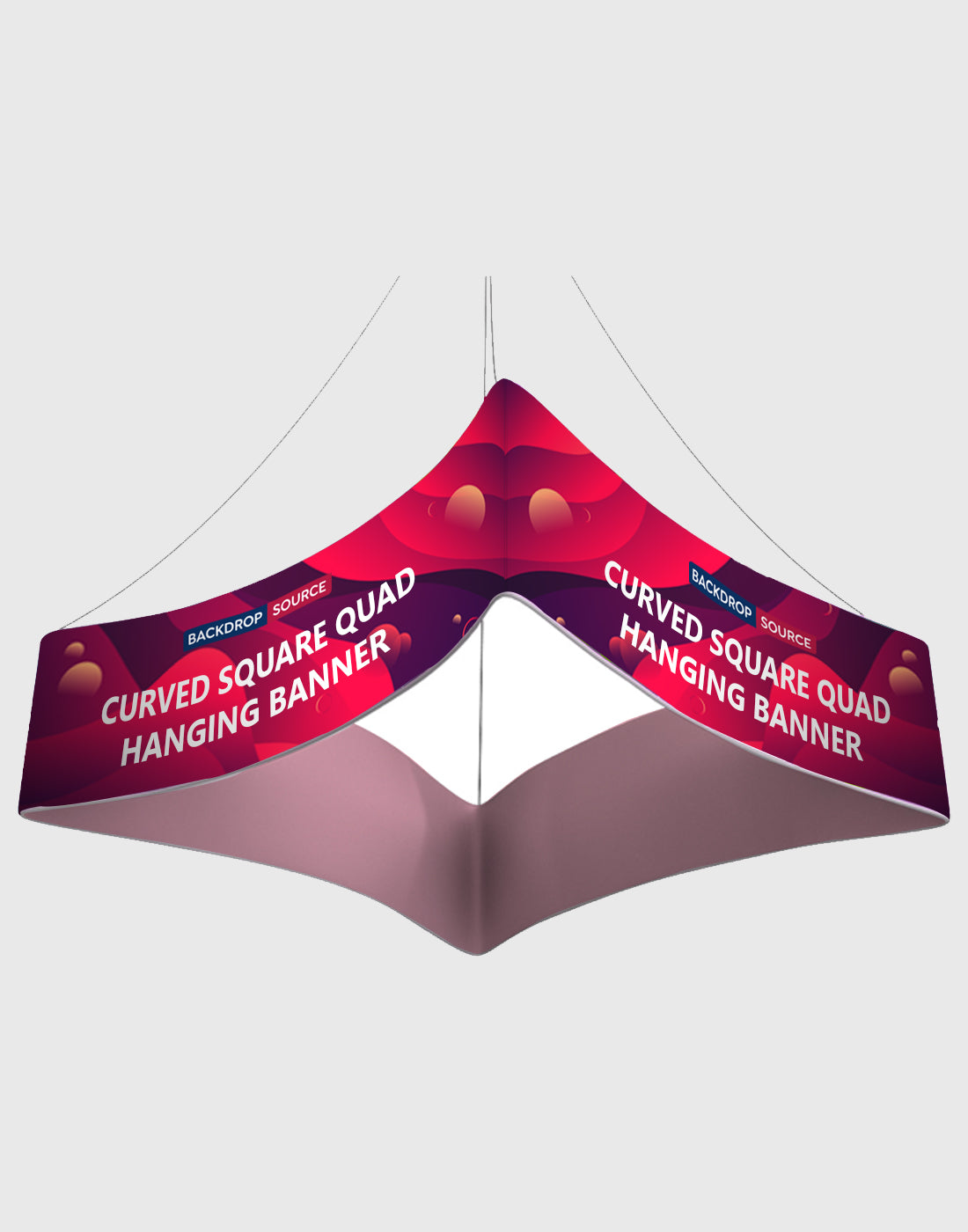 Banner sospeso Sky Tube Ellipse - a faccia in giù