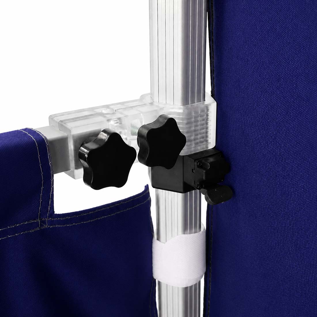 10ft x 10ft Fabric Canopy Kit with Shelving & TV Mounts
