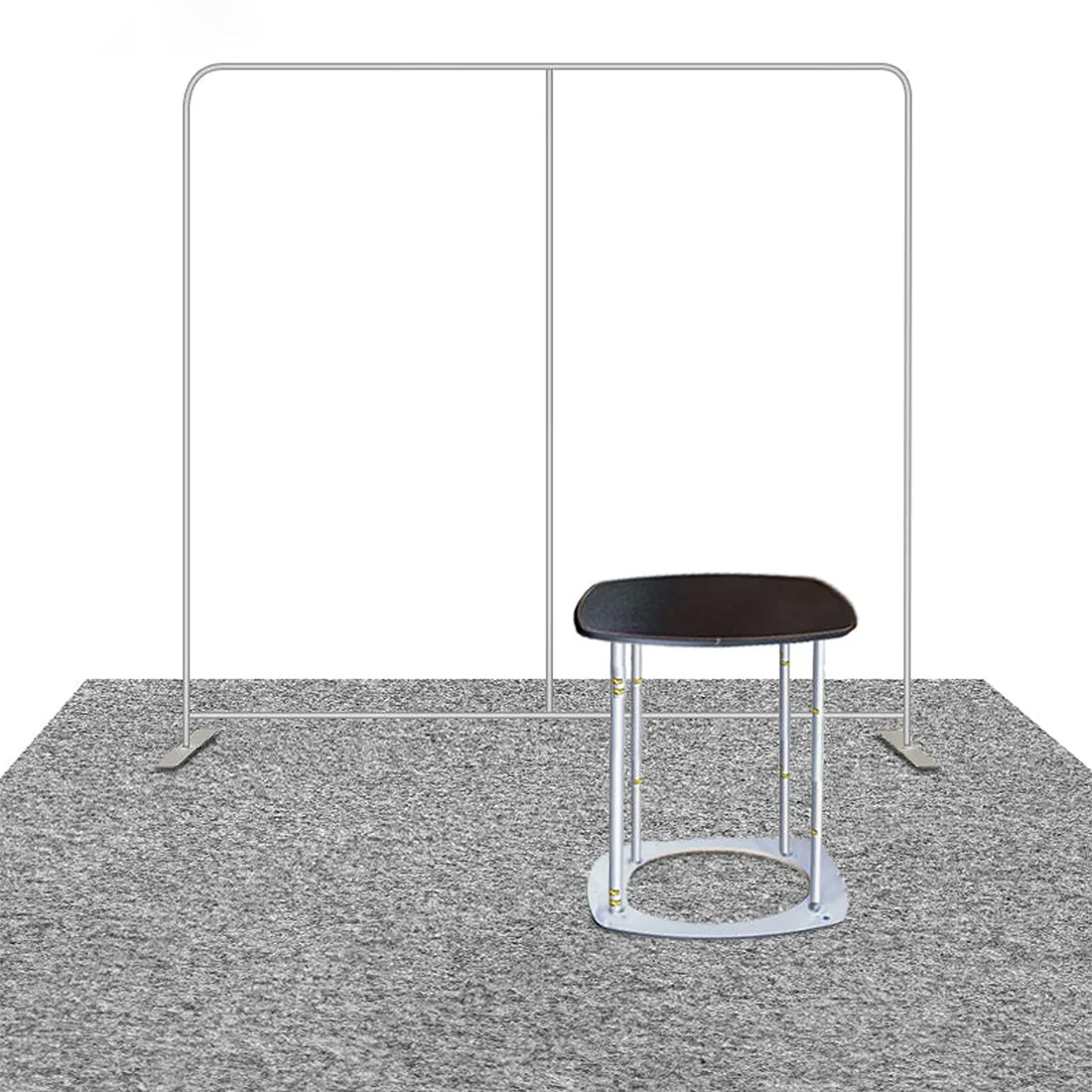 Kit espositivo 3 in 1 Exhibit Pro dritto da 3 m x 3 m con luci Illume
