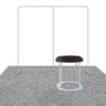 Kit espositivo 3 in 1 Exhibit Pro dritto da 3 m x 3 m con luci Illume