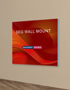 Wall-Mounted SEG Fabric display - 0.8" Depth