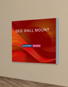 Wall-Mounted SEG Fabric display - 2.4" Depth