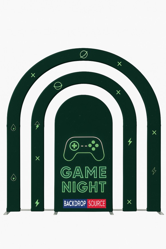 Parete multimediale con fondale in tessuto teso dritto