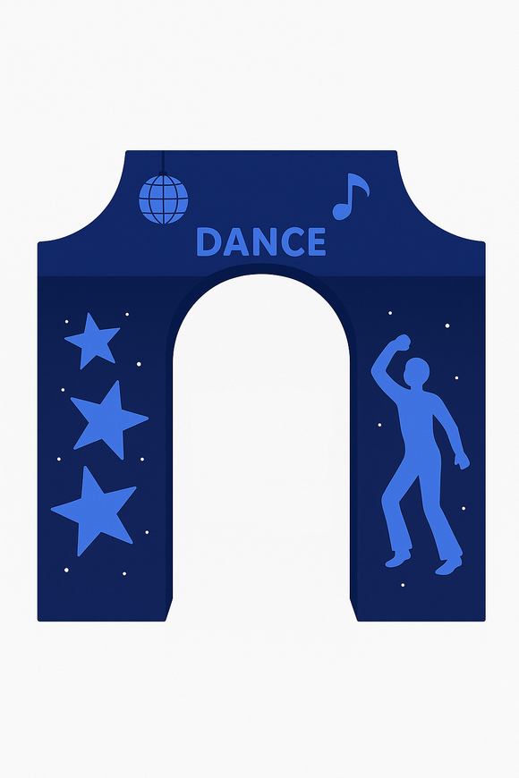 Parete multimediale con fondale in tessuto teso dritto