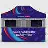 Tendone per stand alimentare in tessuto 4,5 m x 3 m