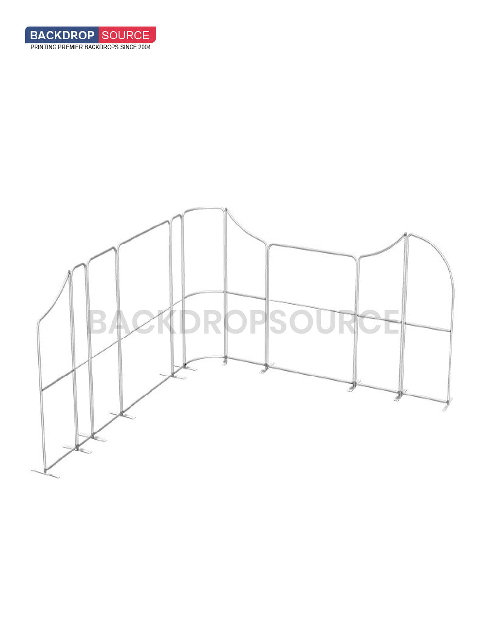 Display Stand Magnetico in Tessuto - Modello 5 (5m x 5m)
