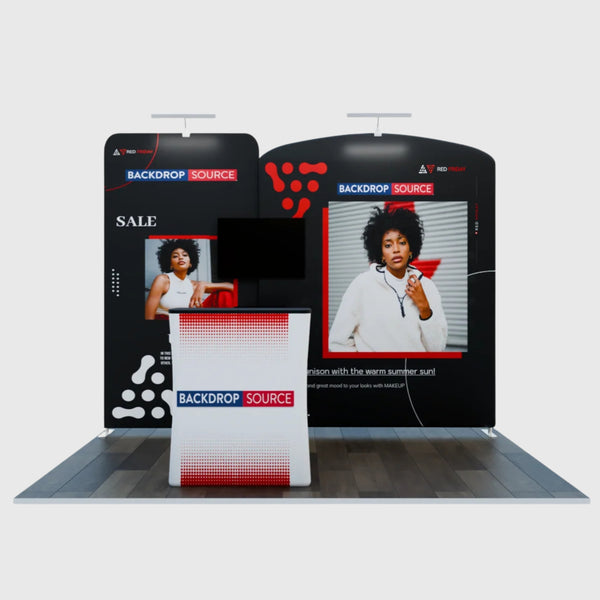 Portable Exhibit Display 10ft x 10ft - Model 2