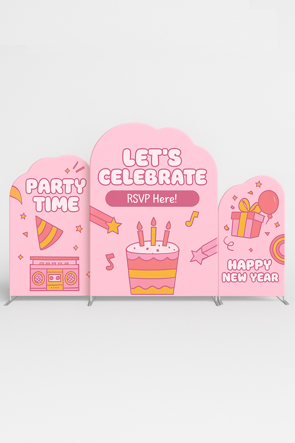 Parete multimediale con fondale in tessuto teso dritto