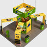Stand modulari componibili 9m x 6m - Modello 4