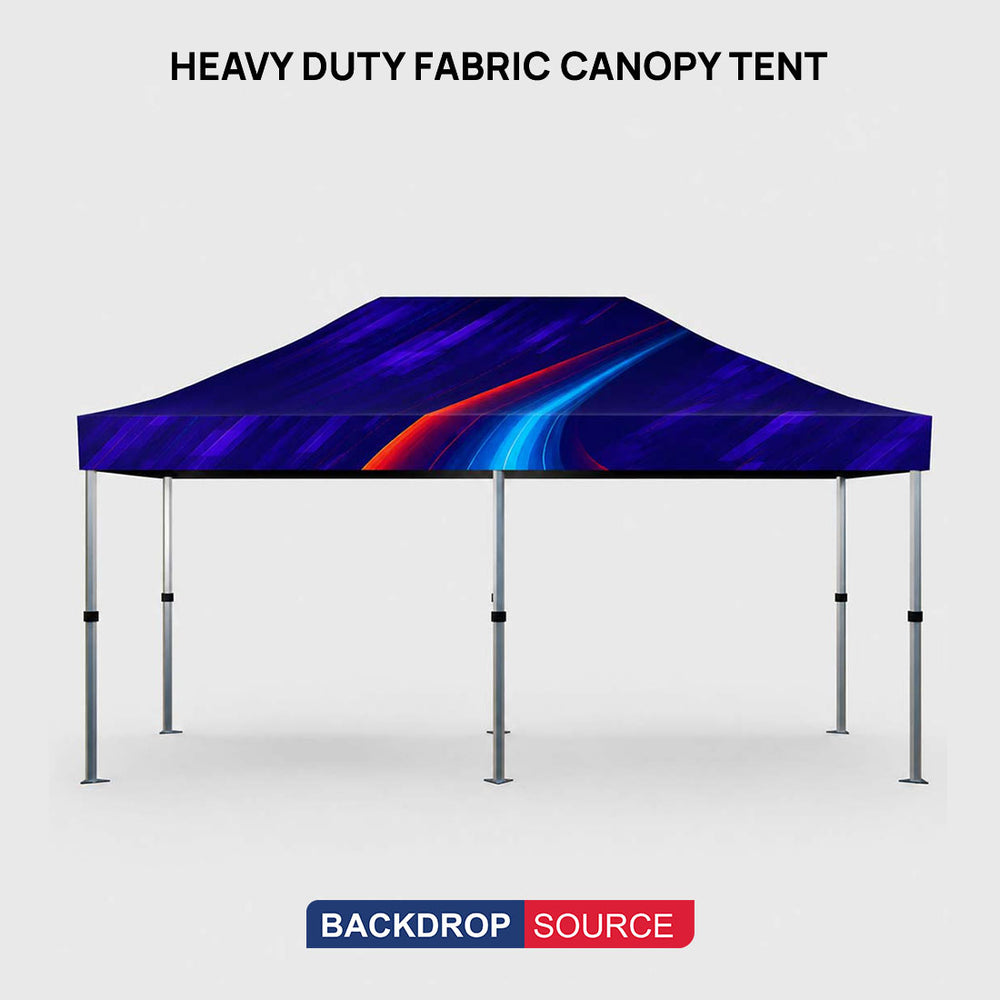 Tenda a baldacchino in tessuto resistente – (6m L x 3m H)
