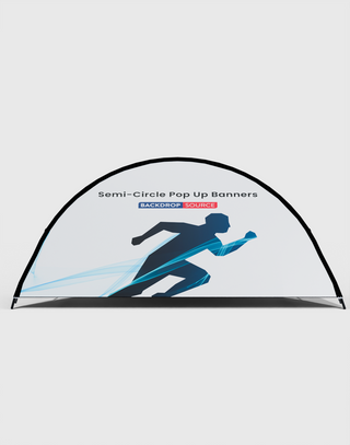 Banner pop-up rotondi (stampati su entrambi i lati)