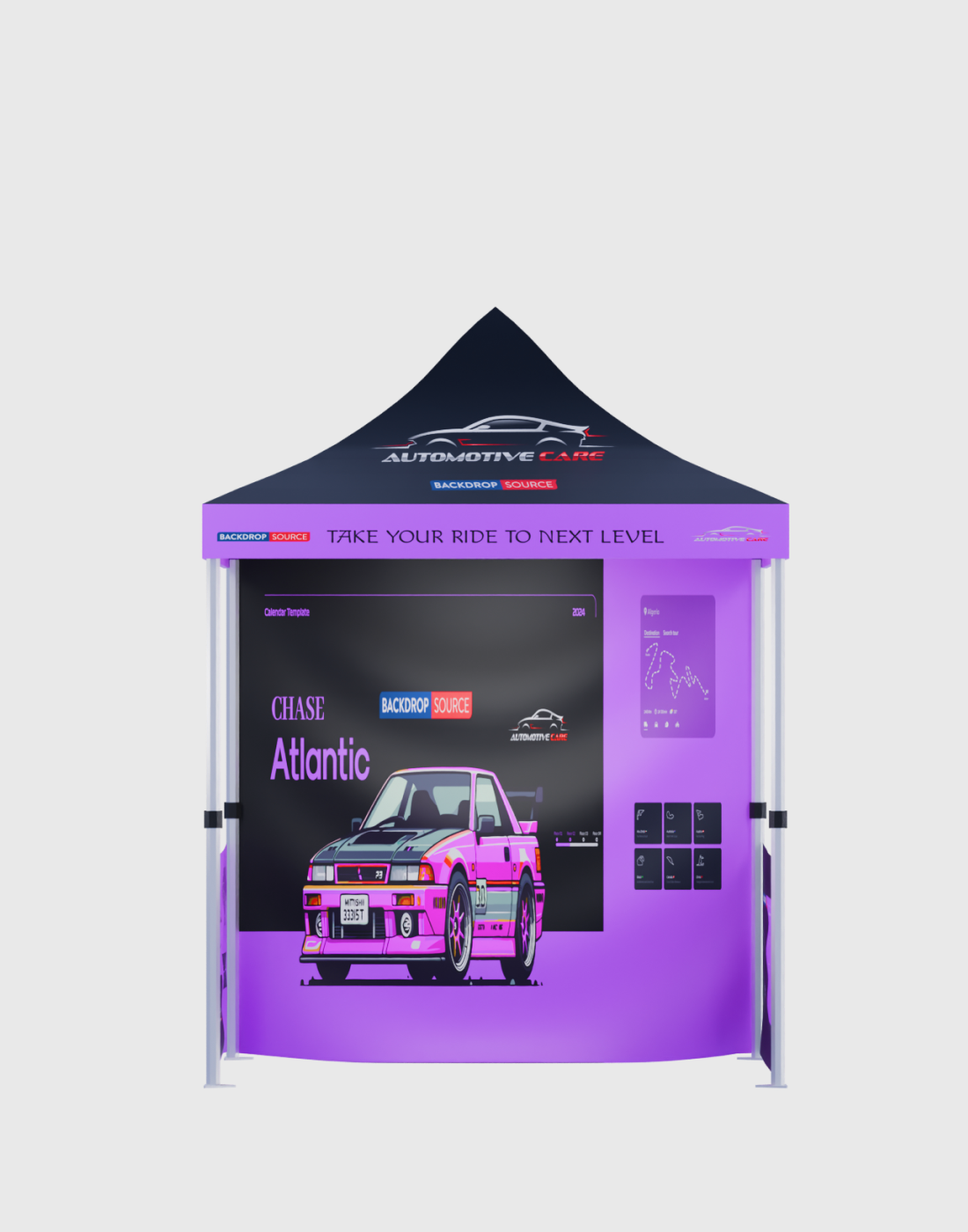 Tenda da campeggio personalizzata per impieghi gravosi (6,5 piedi x 10 piedi)