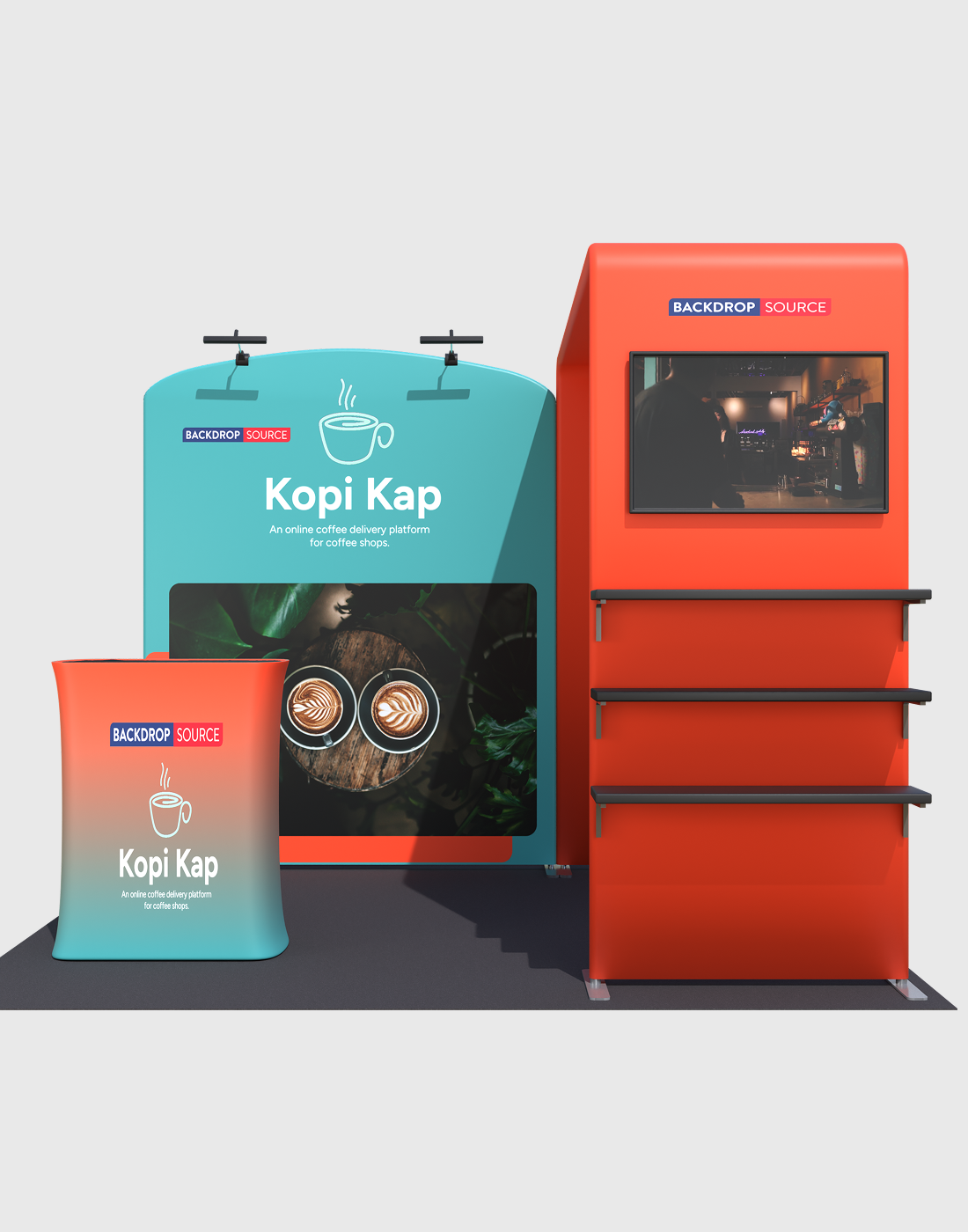 Portable Exhibit Display 10ft x 10ft - Model 37