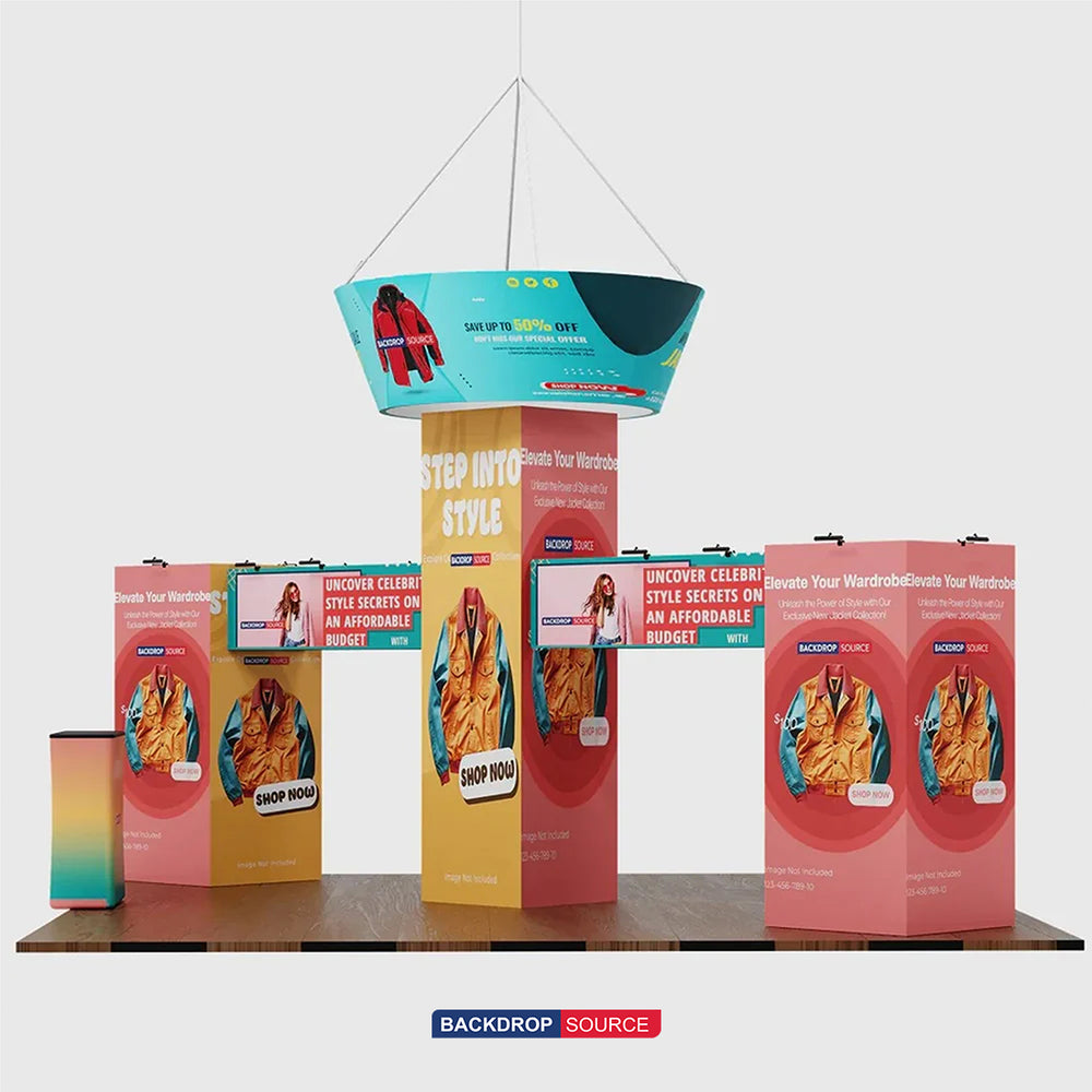Kit Stand Modulare 9m x 6m - Modello 2