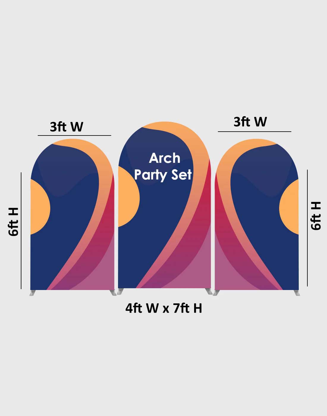 Set di supporti multimediali per feste a tema stampati e personalizzati per compleanni/eventi/matrimoni