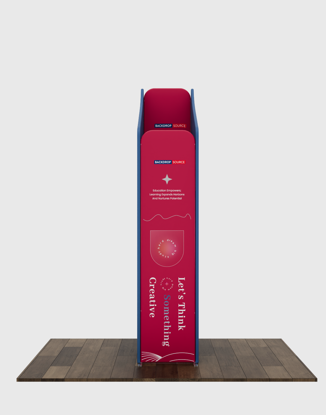 Espositore magnetico in tessuto per stand - Modello 4 (2m x 2m)