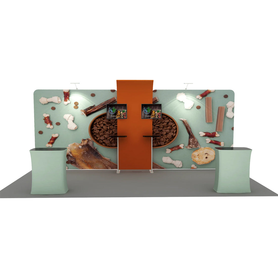 Exhibidor portátil de 20 pies - Modelo 13