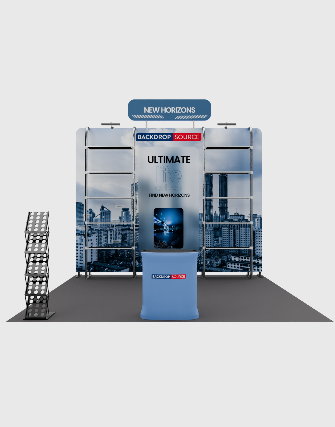 Portable Exhibit Display 3m x 3m - Model 28