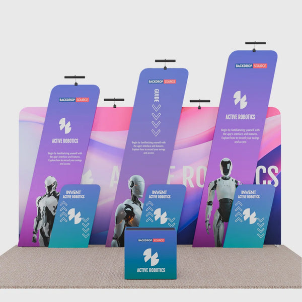 Portable Exhibit Display 20ft x 10ft - Model 19