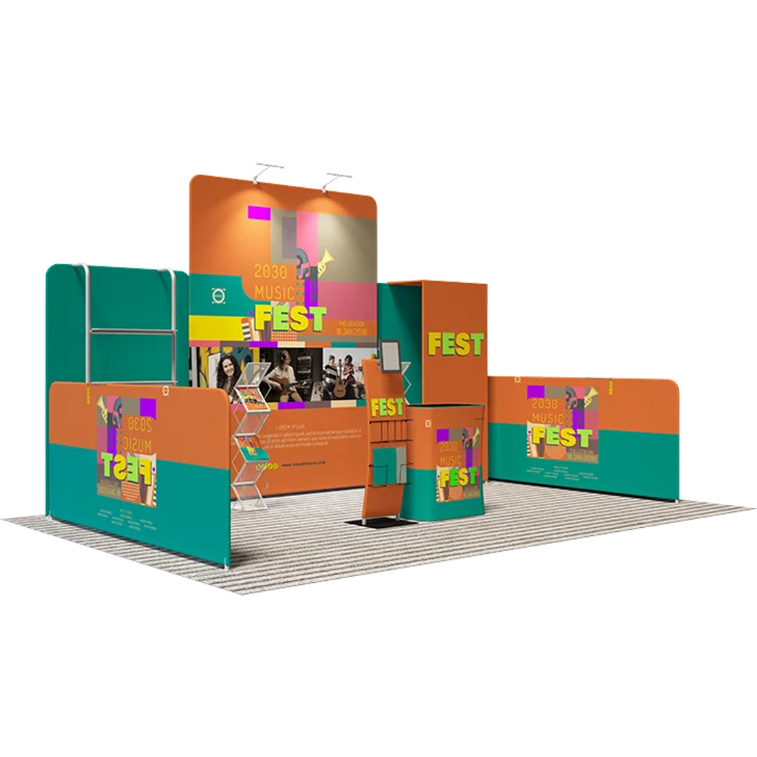 Exhibiciones sin fisuras para exhibiciones impactantes