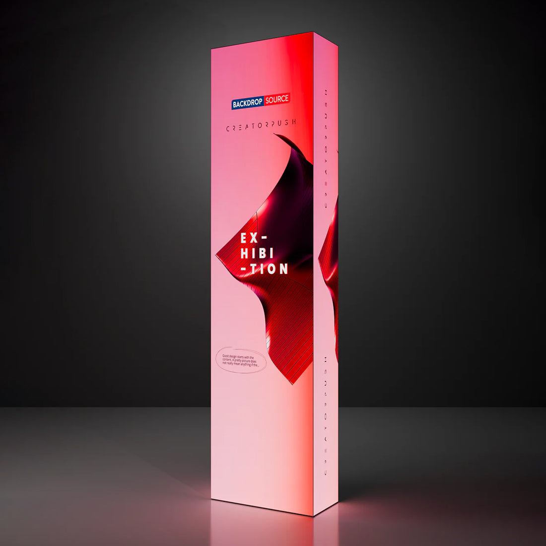 Backlit SEG Pop-Up Straight Display