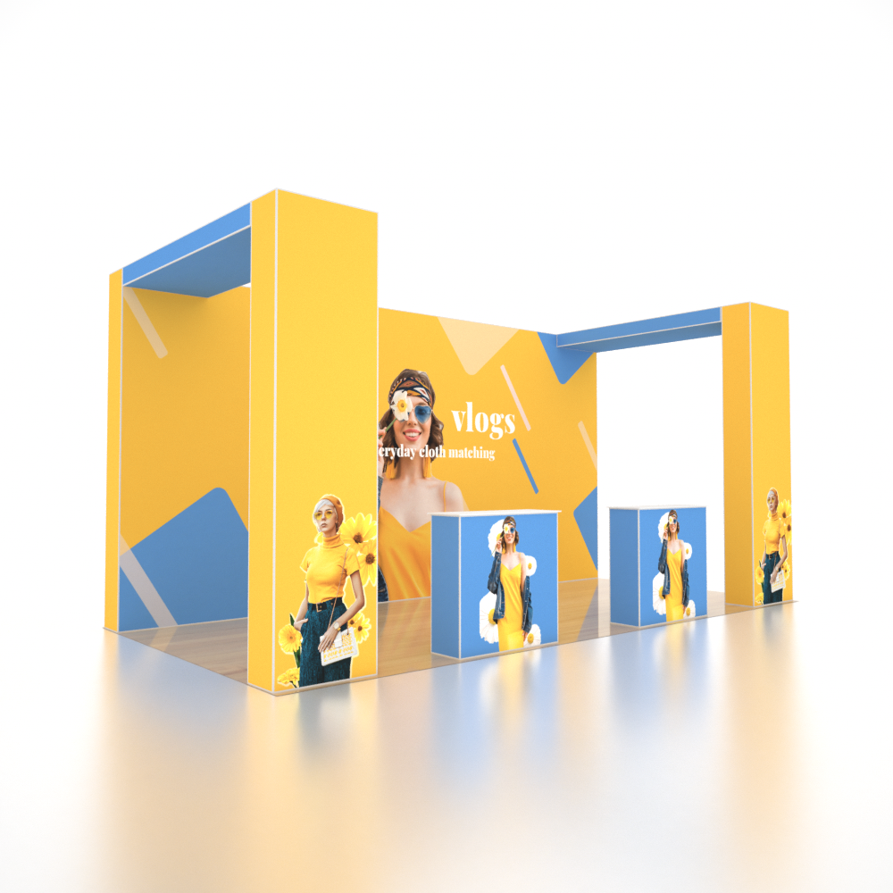 Stand pop-up SEG Pro – Modello 5 (6 m x 3 m)