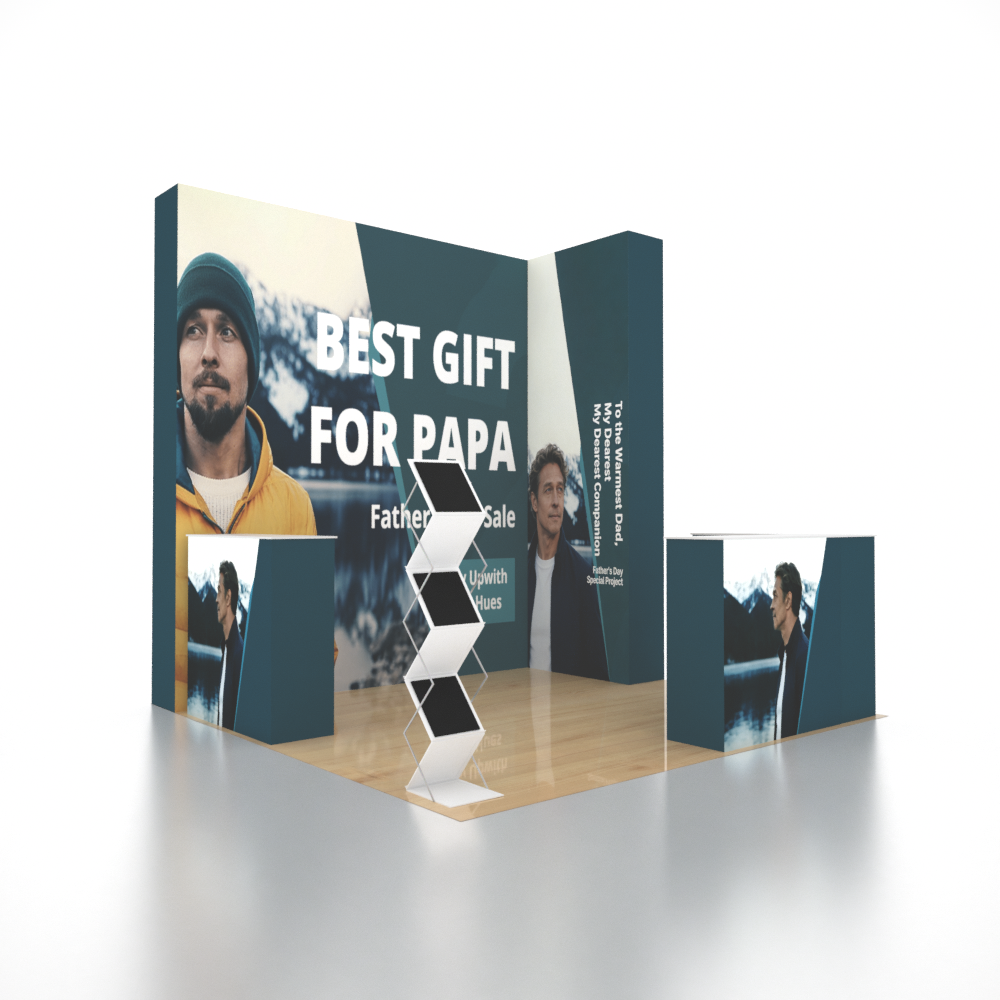 Display Espositivo Portatile 3m x 3m - Modello 42