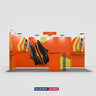 6m Straight Backdrop with Shelf Exhibition Kit