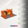 6m Straight Backdrop with Shelf Exhibition Kit