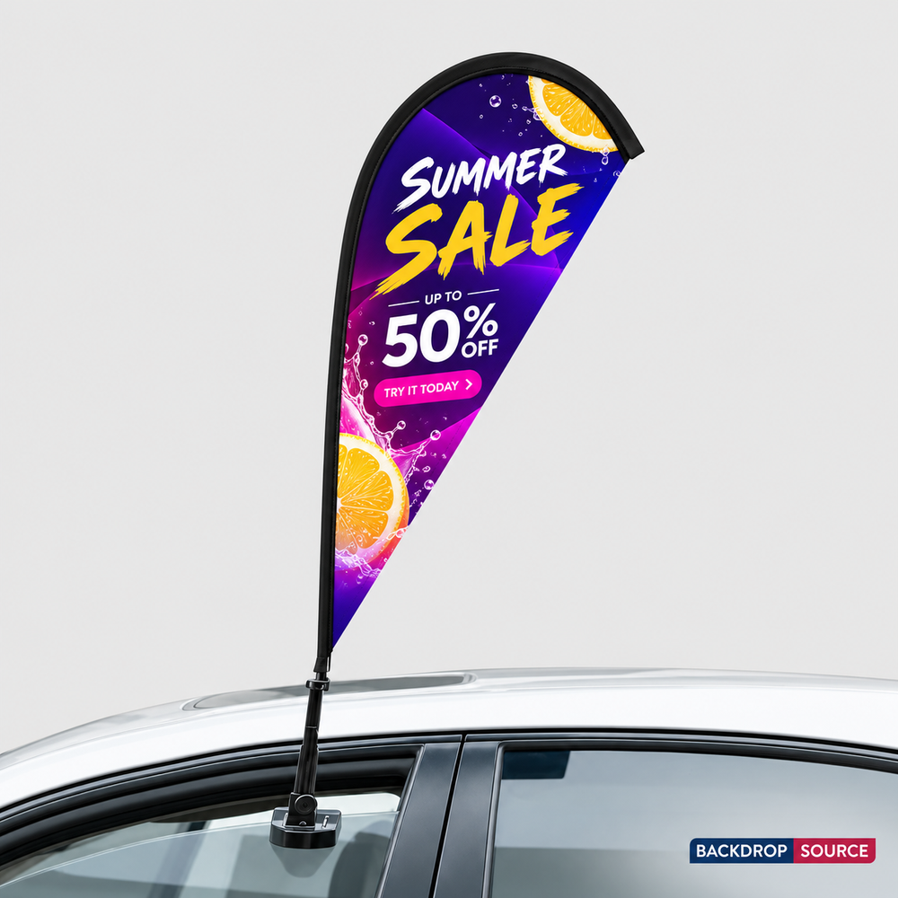 Custom Car Window Flags