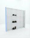 Portable Straight Pop-Up Wall with Shelves