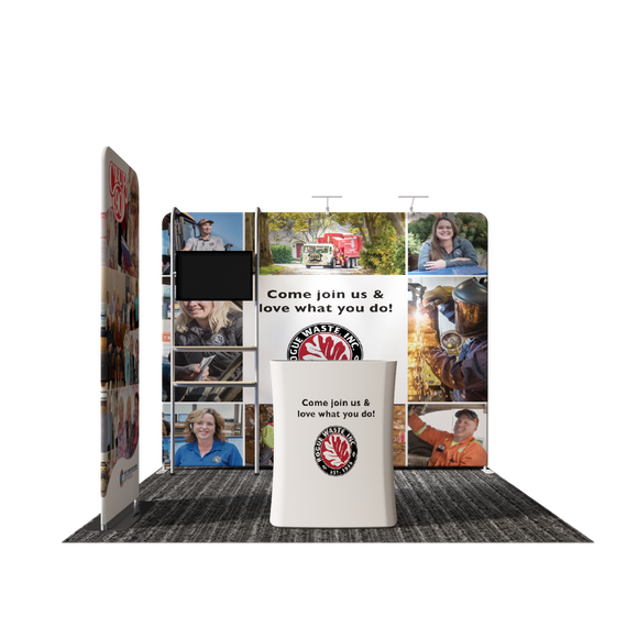 Portable Exhibit Display 10ft x 10ft - Model 22