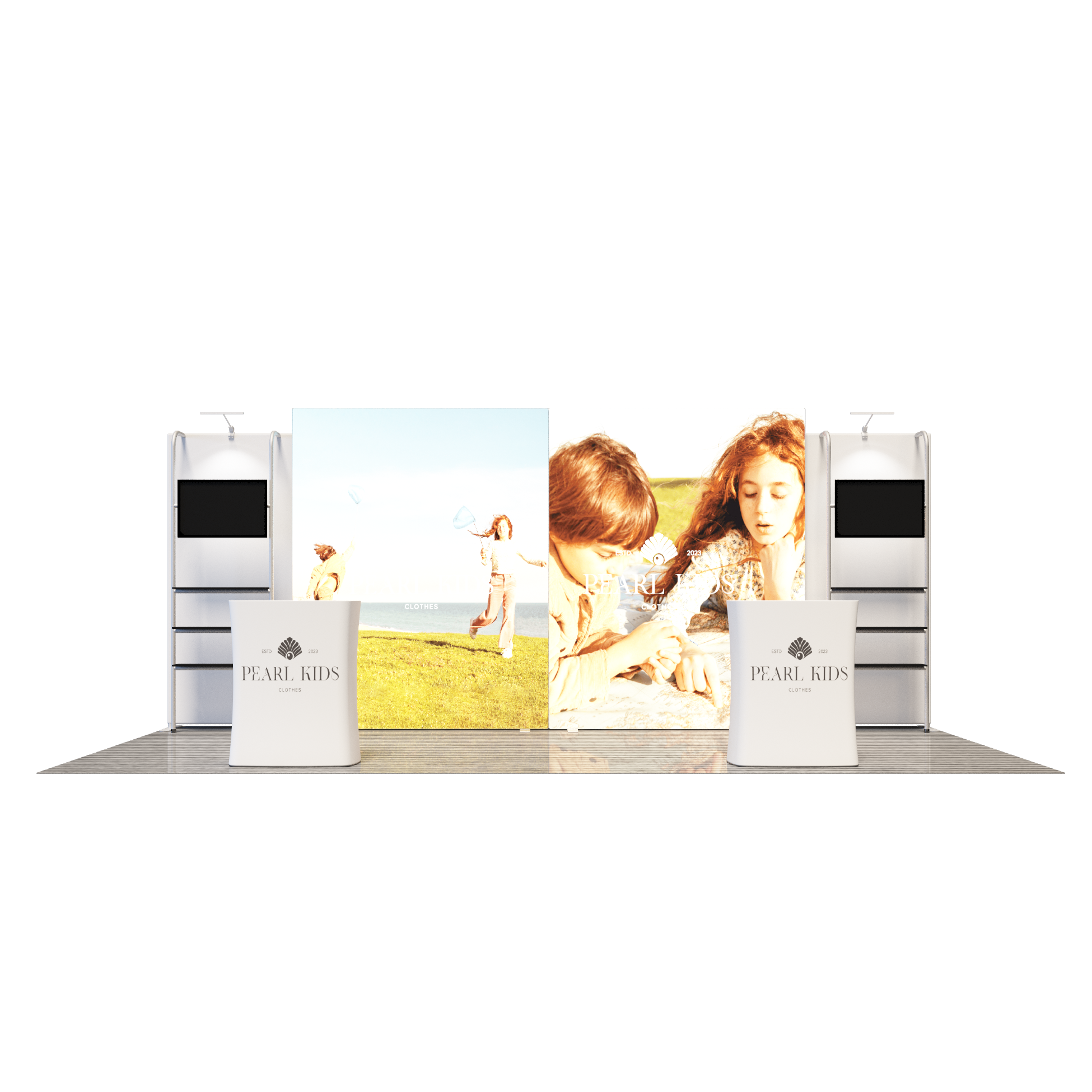 10x20 Modular Exhibition Display Kit – Model 7