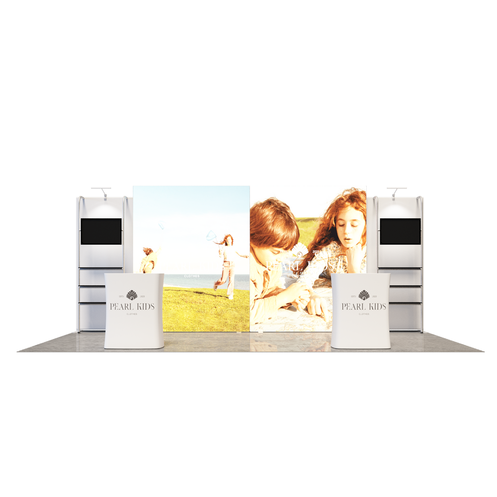 10x20 Modular Exhibition Display Kit – Model 7