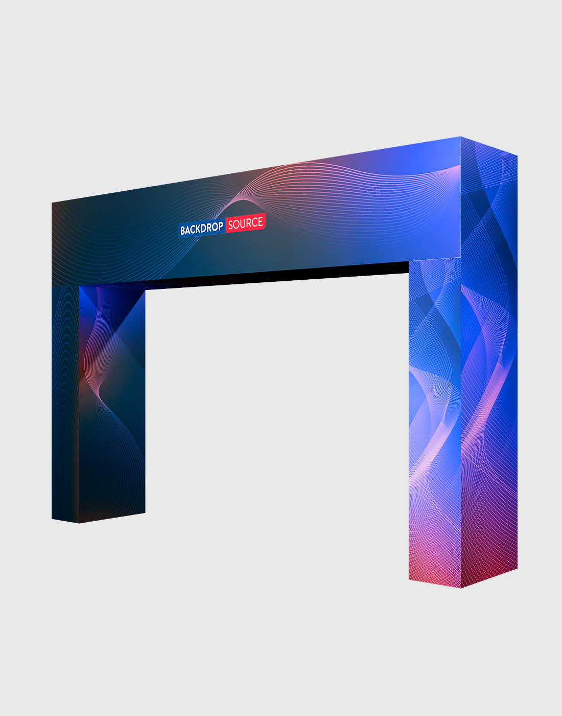 Custom N-Frame Tension Fabric Event Archway